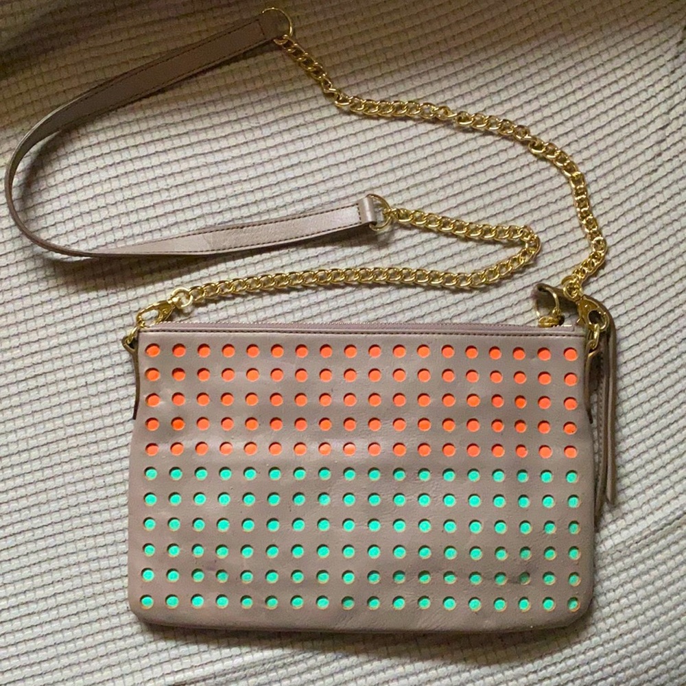 Fossil Polka Dot Cross Body Bag
